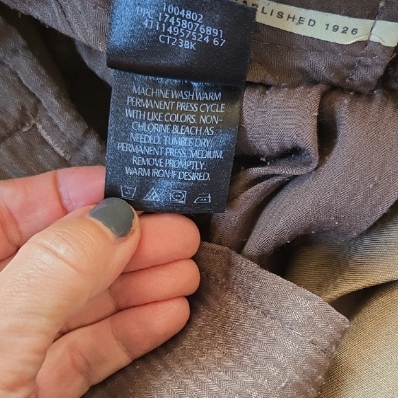 Men's Olive Pants - Picture 4 of 4